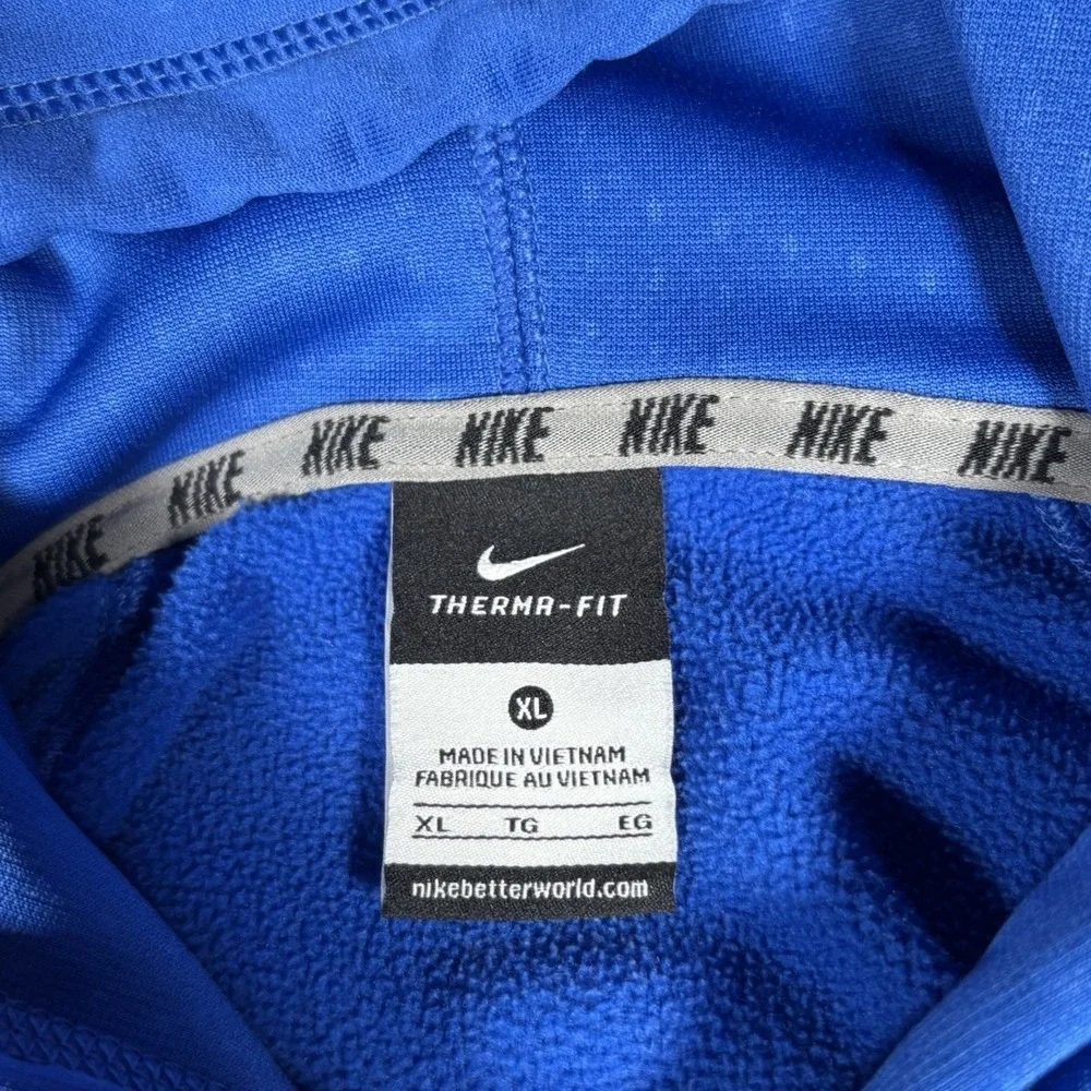 Nike Duke‎ Blue Devils Hoodie Sweatshirt Mens XL Pullover Blue Therma Fit Logo